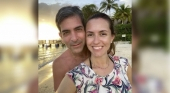 El fiscal antidroga asesinado en Colombia Marcelo Pecci, junto a su esposa, Claudia Aguilera | Foto: Claudia Aguilera vía Instagram