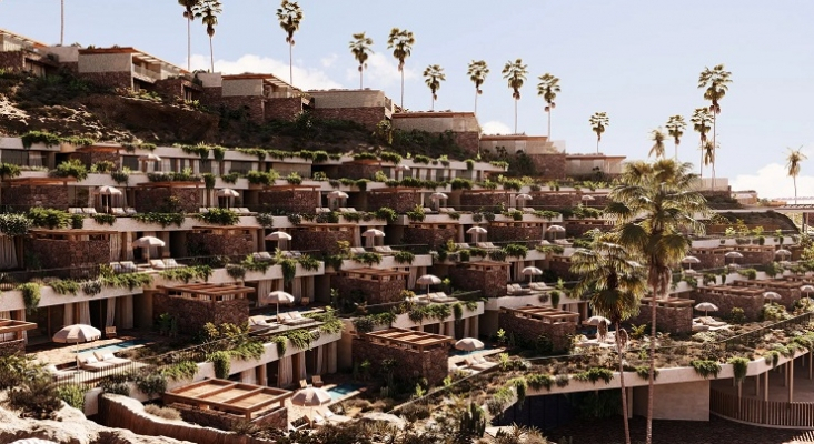 Recreación del proyecto urbanístico hotelero Cuna del Alma en el Puertito de Armeñime (Adeje, Tenerife) | Foto: Cuna del Alma