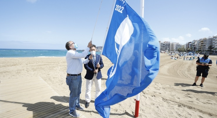 España verá ondear en sus playas 6 Banderas Azules más que en 2021 | Foto: Ayto. Las Palmas de Gran Canaria