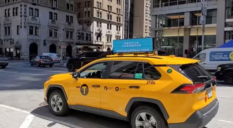 El Caribe mexicano 'viajará' en los taxis de Chicago y Nueva York (EE. UU.) | Foto: Consejo de Promoción Turística de Quintana Roo El Caribe mexicano 'viajará' en los taxis de Chicago y Nueva York (EE. UU.) | Foto: Consejo de Promoción Turística de Quintana Roo