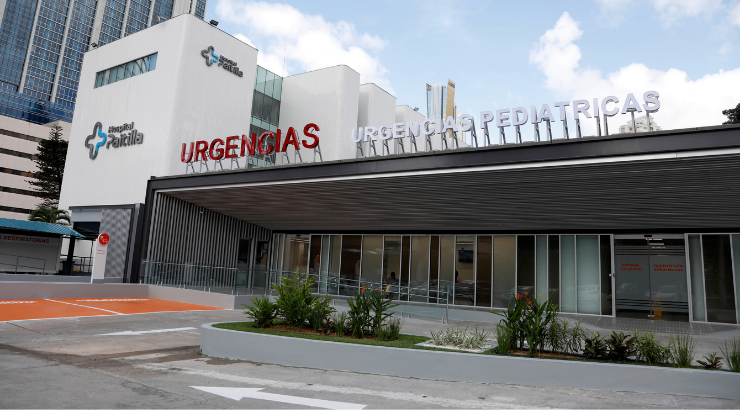 Entrada a la sala de urgencias