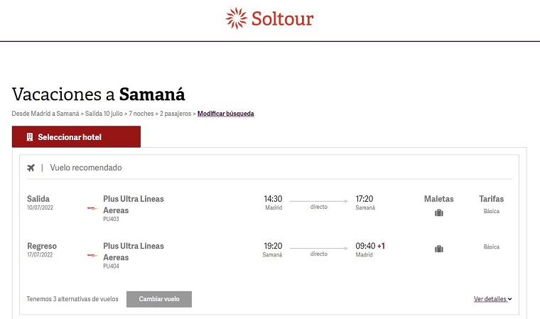 soltour plus ultra samana