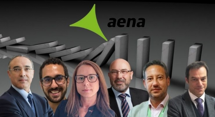 De izq. a dcha., José Antonio Álvarez, Óscar González, Mª Teresa Cuenca, Mario Otero, Luis López,  Juan Carlos Peg