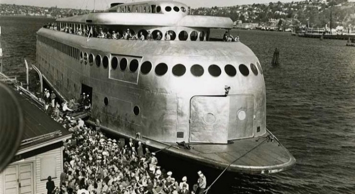 MV Kalakala, el primer buque aerodinámico del mundo | Foto cedida por el Museo de Historia e Industria (MOHAI) de Seattle