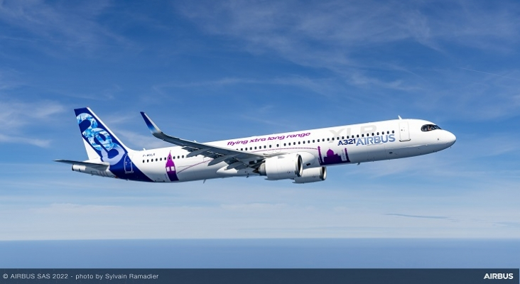 El Airbus A321XLR completa con éxito su primer vuelo | Foto: Sylvain Ramadier ©Airbus SAS 2022 Sylvain Ramadier