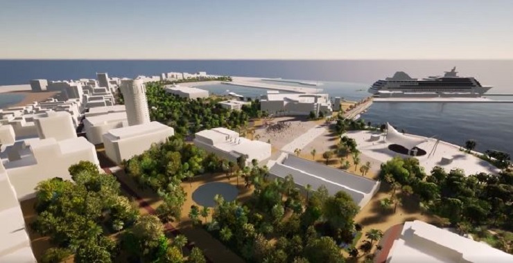 Las Palmas de Gran Canaria creará un gran espacio verde en la zona de llegada de los cruceros | Foto: Facebook Ayuntamiento LPGC