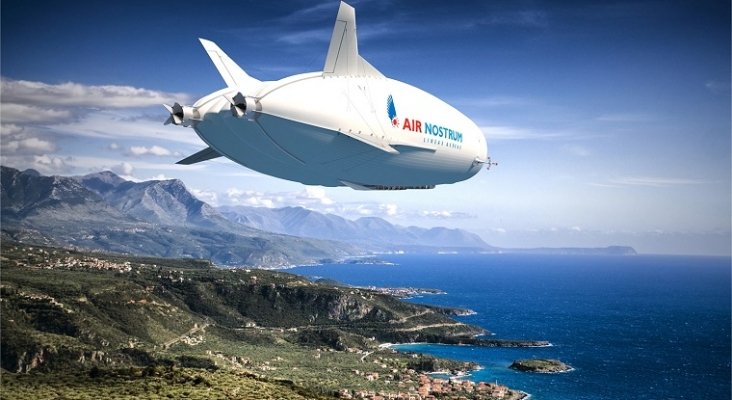 Air Nostrum conectará con dirigibles Barcelona y Mallorca | Foto: Hybrid Air Vehicles (HAV)