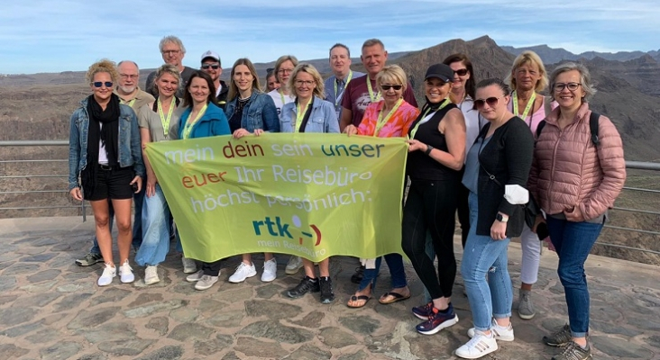 Agentes de rtk que visitaron la isla en el mes de mayo Foto Turismo de Gran Canaria