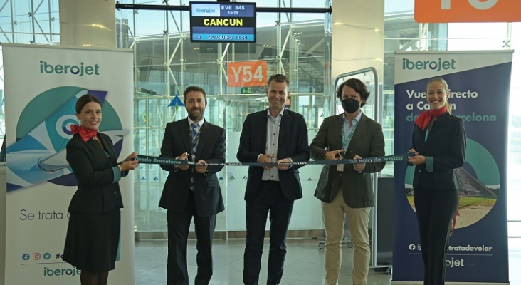 Iberojet inaugura sus vuelos directos desde Barcelona al Caribe