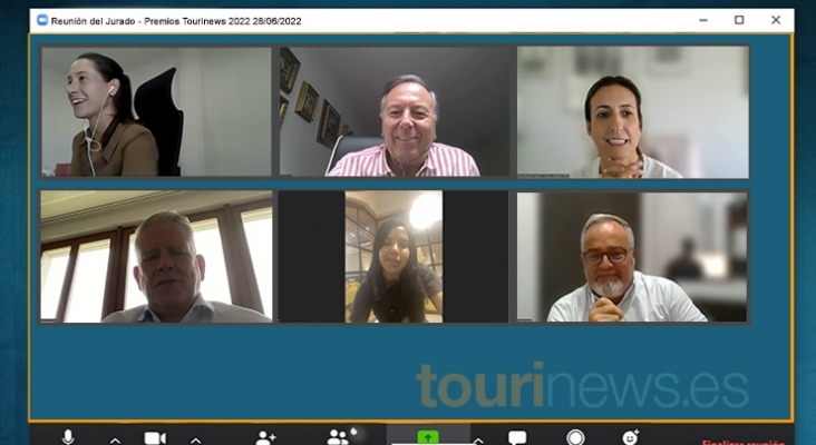 Reunión del jurado de los Premios Tourinews, que tuvo lugar el pasado 28 de junio