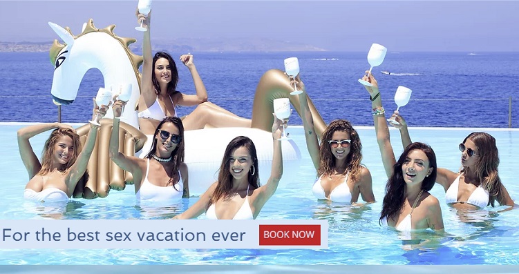 Recorte del portal web de Playboy Vacation