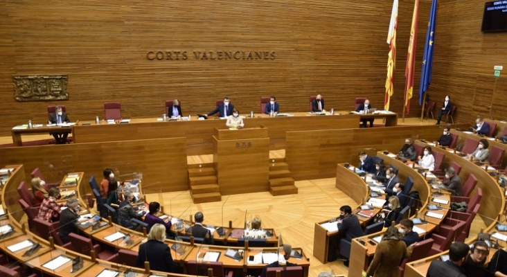 Imagen del interior de las Cortes Valencianas (Parlamento regional) | Foto: Corts Valencianes