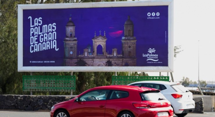  Valla publicitaria promocionando Las Palmas de Gran Canaria 