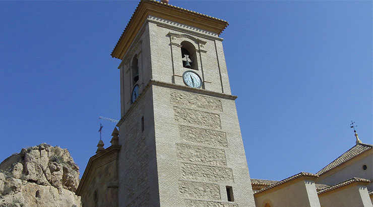 Imagen del Castillo de Alhama en Murcia (España). 