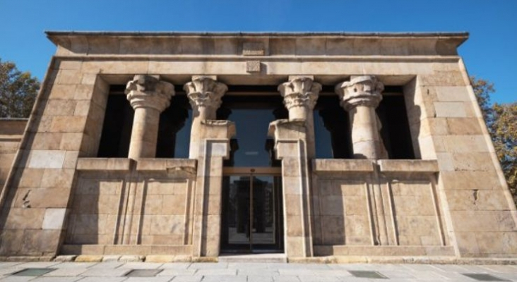 Fachada del Templo de Debod (Madrid) | Foto: Ayto. Madrid