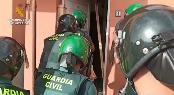 Detenidos seis miembros de la banda Dominican Don't Play por delitos de arma blanca en Corralejo (Fuerteventura) | Foto: Guardia Civil