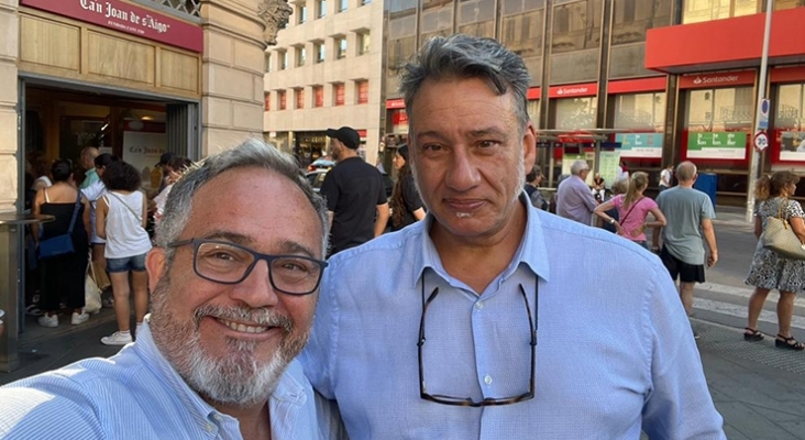 Antoni Homar, director comercial Zafiro Hotels con Ignacio Moll, CEO Tourinews Antoni Homar, director comercial Zafiro Hotels con Ignacio Moll, CEO Tourinews