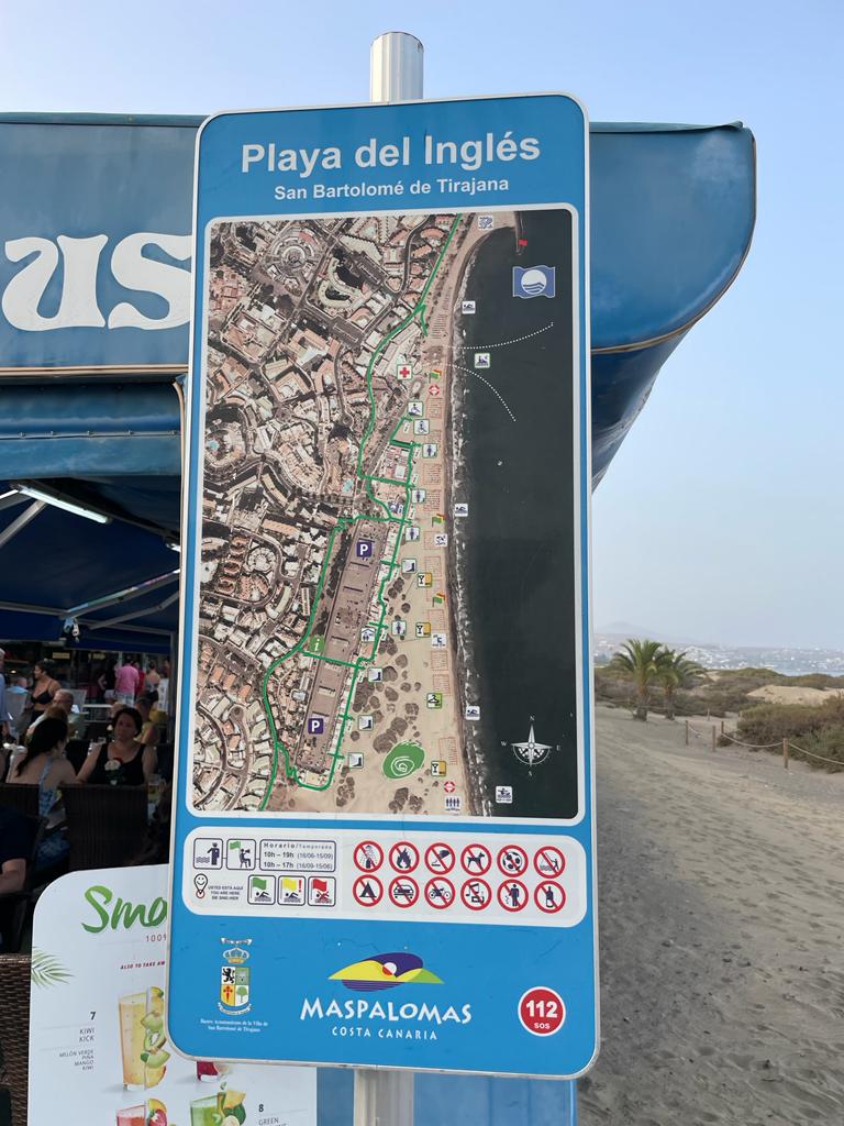 Detalle de la delimitación del Paraje Natural Protegido en el que se encuentra el Centro Comercial de Playa del Inglés - Gran Canaria | Foto: Tourinews©