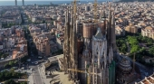 Vista aérea de la Sagrada Familia en Barcelona | Foto: Ayuntamiento de Barcelona