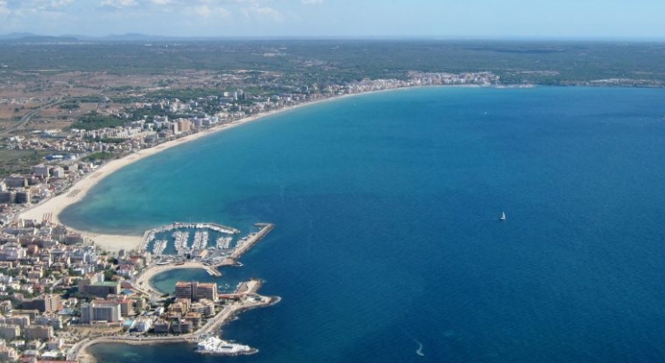 Vista aérea de Playa de Palma (Mallorca, Islas Baleares) | Foto: Olaf Tausch (CC BY 3.0)