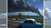 Incendio cercano al aeropuerto de Varadero genera nube de humo que ya afecta a La Habana | Foto: Radio Viva 24