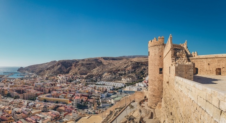 Vistas de Almería desde la Alcazaba