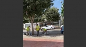 Los empresarios estallan contra las obras en Playa d'en Bossa (Ibiza) en pleno agosto. Foto Periódico de Ibiza