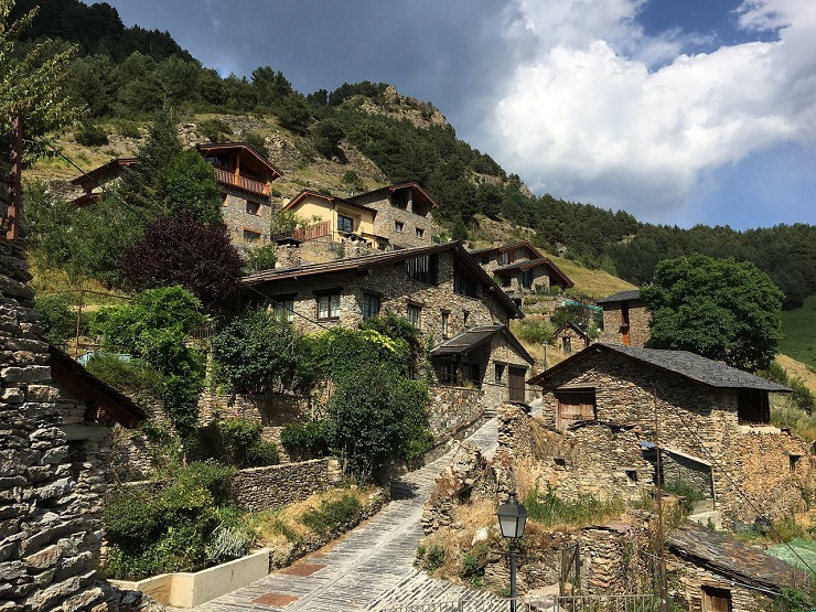 Uno de los pintorescos pueblos de Andorra