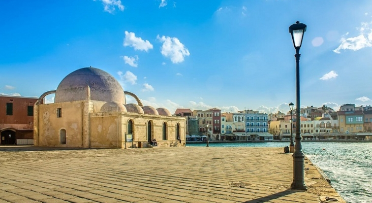 Centro histórico de La Canea, en Creta (Grecia)