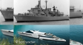 Un buque de guerra se convierte en la atracción de lujo de Málaga | Foto: yachtcharterfleet.com y seaforces.org