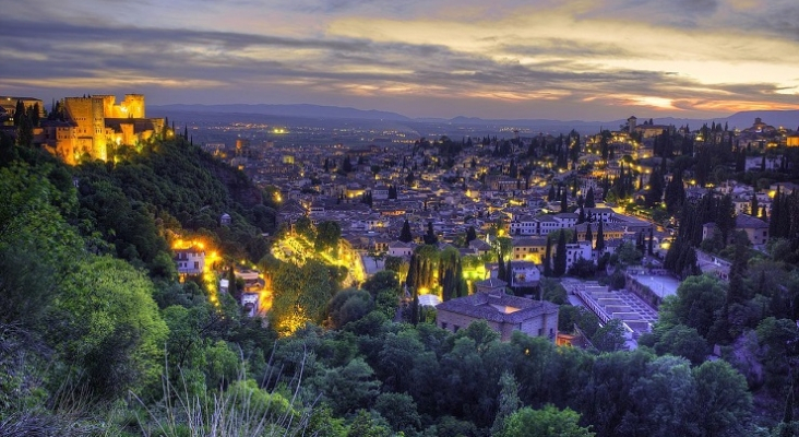 Vista aérea de Granada