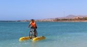 Bicicleta acuática en Fuerteventura