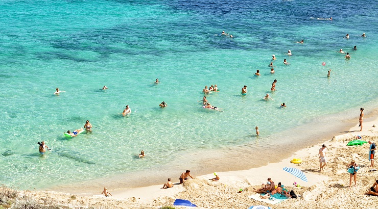 Turistas en Islas Baleares. Foto: Pexels