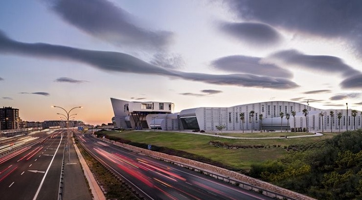 Exterior del Palacio de Ferias y Congresos de Málaga (FYCMA). Foto: FYCMA