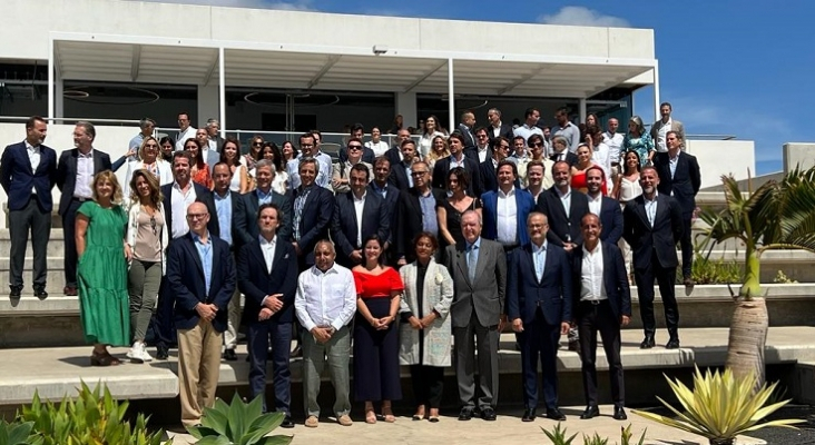 Foto de familia en la presentación del Marina Innova Hub