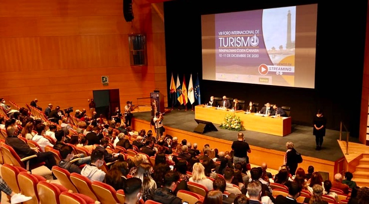 El foro Internacional de Turismo Maspalomas Costa Canaria en su pasada edición. Foto: Foro Turismo Maspalomas