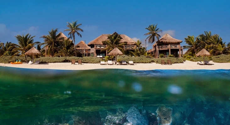 El resort Sian Ka’an Village, de la hotelera mexicana Tafer Hotels & Resorts, en la Reserva de la Biósfera Sian Ka'an (Quintana Roo, México).