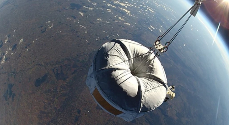 Globo espacial de la empresa catalana Zero 2 Infinity, que pretende comercializar viajes al espacio con estos prototipos