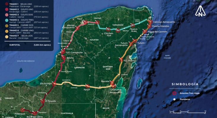 Costa Maya (México) podría quedarse sin estación del Tren Maya