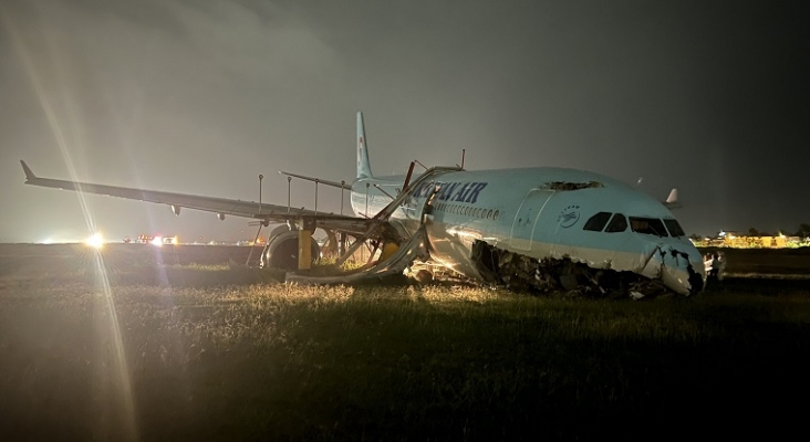 173 personas resultan ilesas tras aparatoso accidente de un A330 de Korean Air | Foto: A. Brown