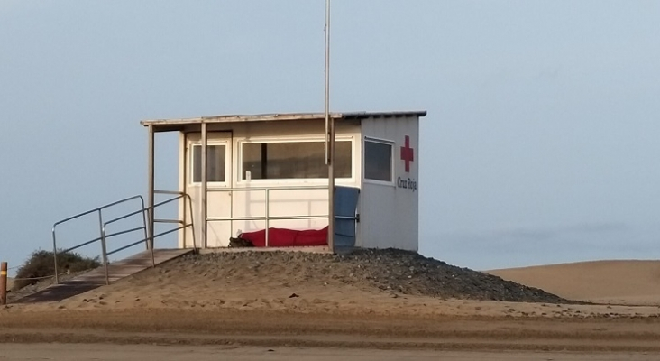 Segundo puesto de Cruz Roja en Playa del Inglés (24.10, 8.00 horas)