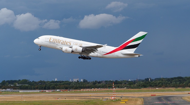 Avión de Emirates Airlines Foto: Pixabay