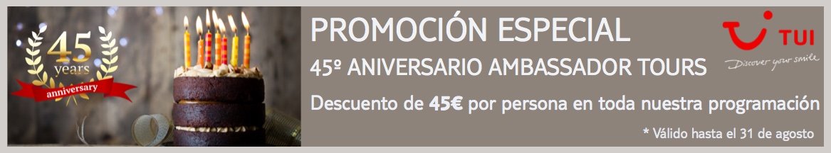 TUI SPAIN CAMPAN~A 45 ANIVERSARIO