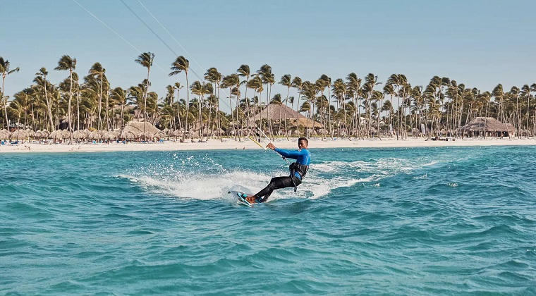 clum med Punta Cana dominicana kite surf