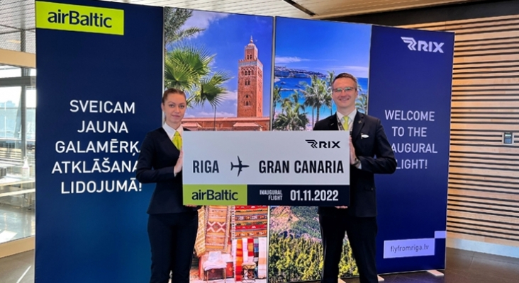 Gran Canaria incorpora el primer vuelo directo desde Letonia, en busca del mercado báltico