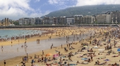 Playa de La Concha, en San Sebastián