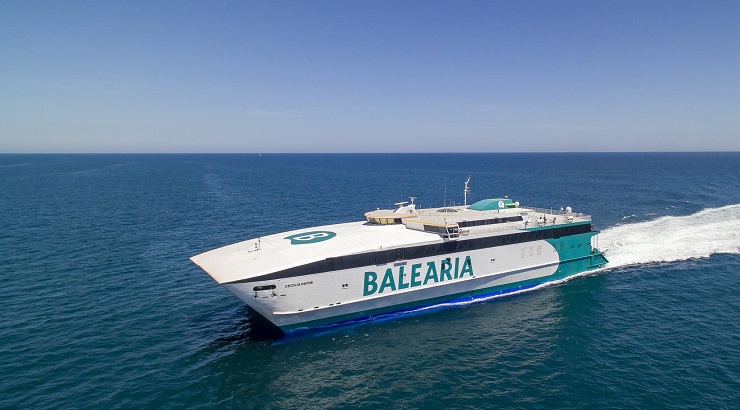 La CNMC frena la compra de Armas por Baleària al detectar "riesgos para la competencia" | Foto: Vía Twitter (@Balearia)