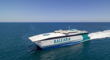 Una posible huelga en Baleària amenaza las conexiones marítimas de Ibiza y Formentera | Foto: @Balearia (Vía Twitter)