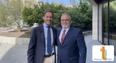 Encuentro de Mariano Hernández Zapata, presidente del Cabildo de La Palma, con Ignacio Moll, fundador y CEO de Tourinews, en La Palma