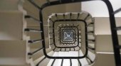 Escalera en el interior del Big Ben